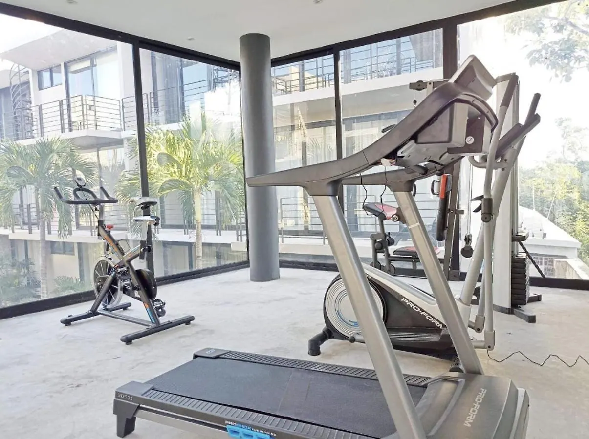 206 Amena Boho Modern Oasis Best Location&Fast Wifi Apartment Tulum Mexico