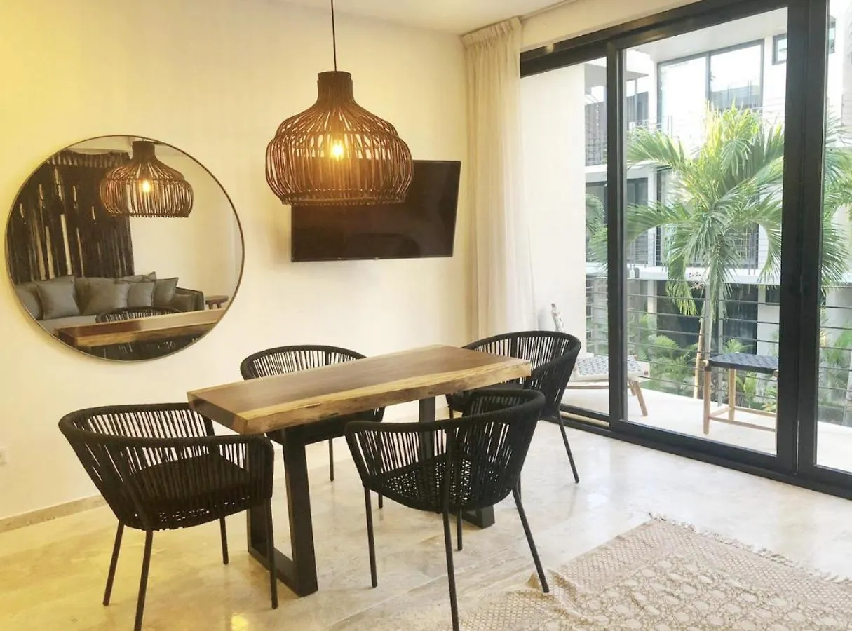 206 Amena Boho Modern Oasis Best Location&Fast Wifi Apartment Tulum