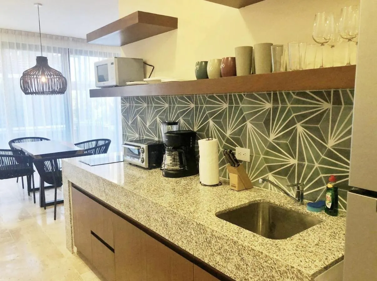 206 Amena Boho Modern Oasis Best Location&Fast Wifi Apartment Tulum